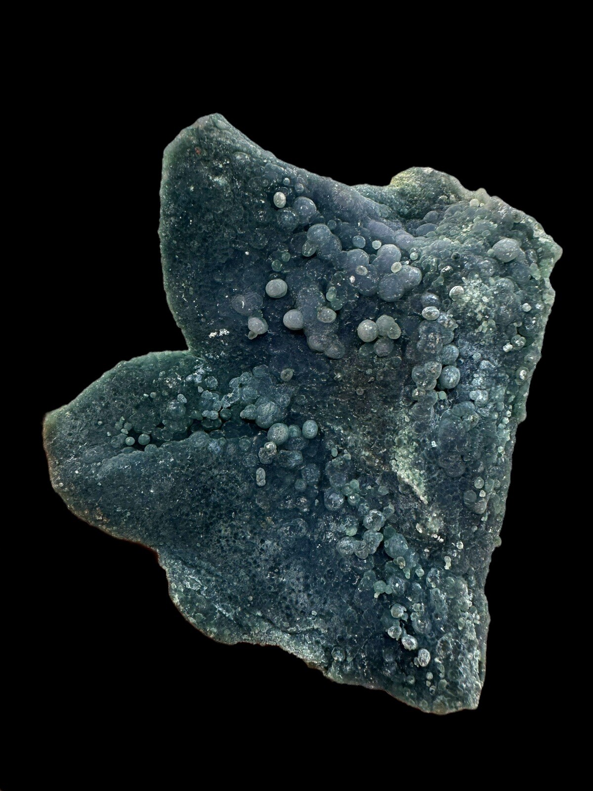 Iridescent Blue Grape Agate Cluster Botryoidal Mineral Specimen Chalcedony