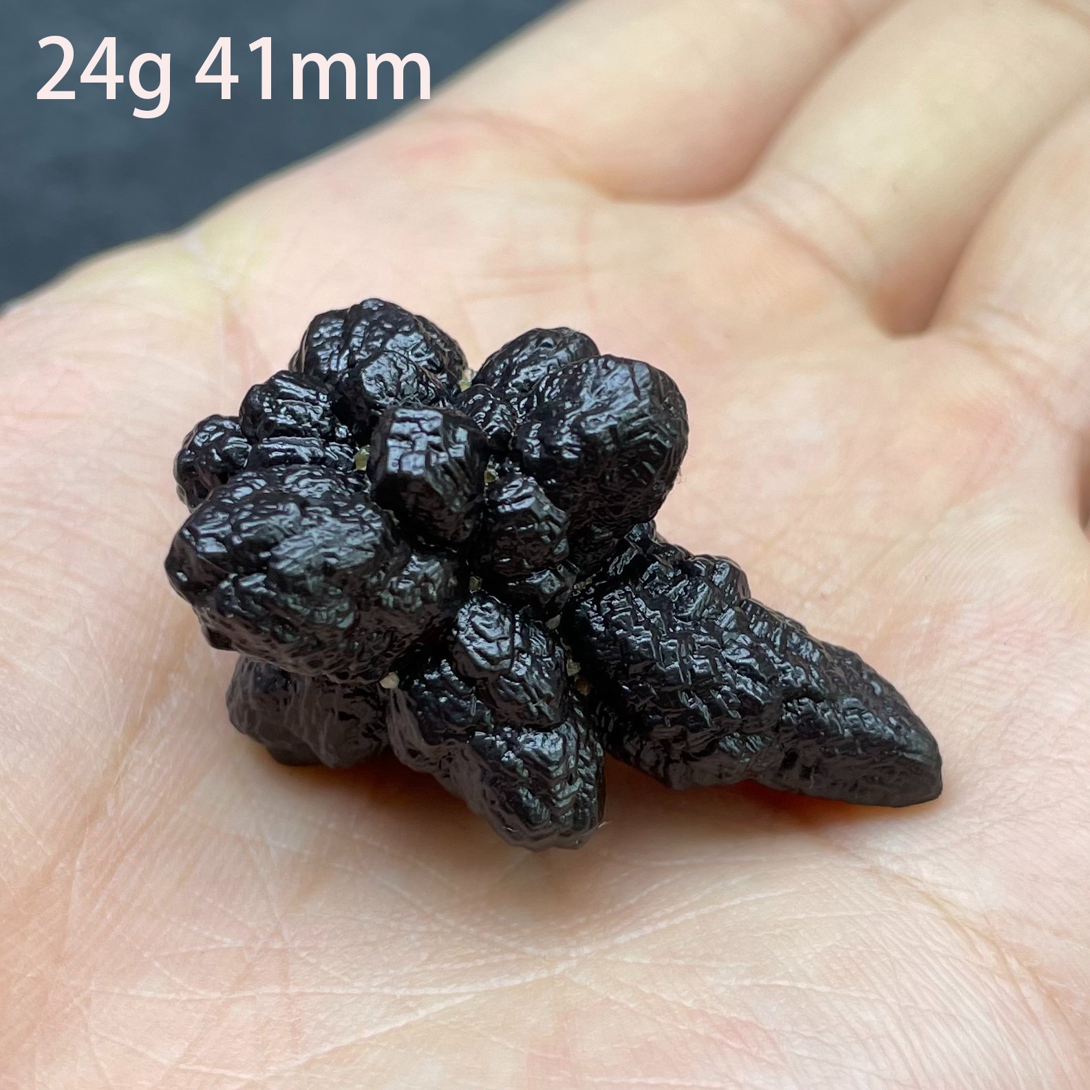 Natural Raw Black Diamond irregular Prophecy Rock Carbonado Teaching Healing