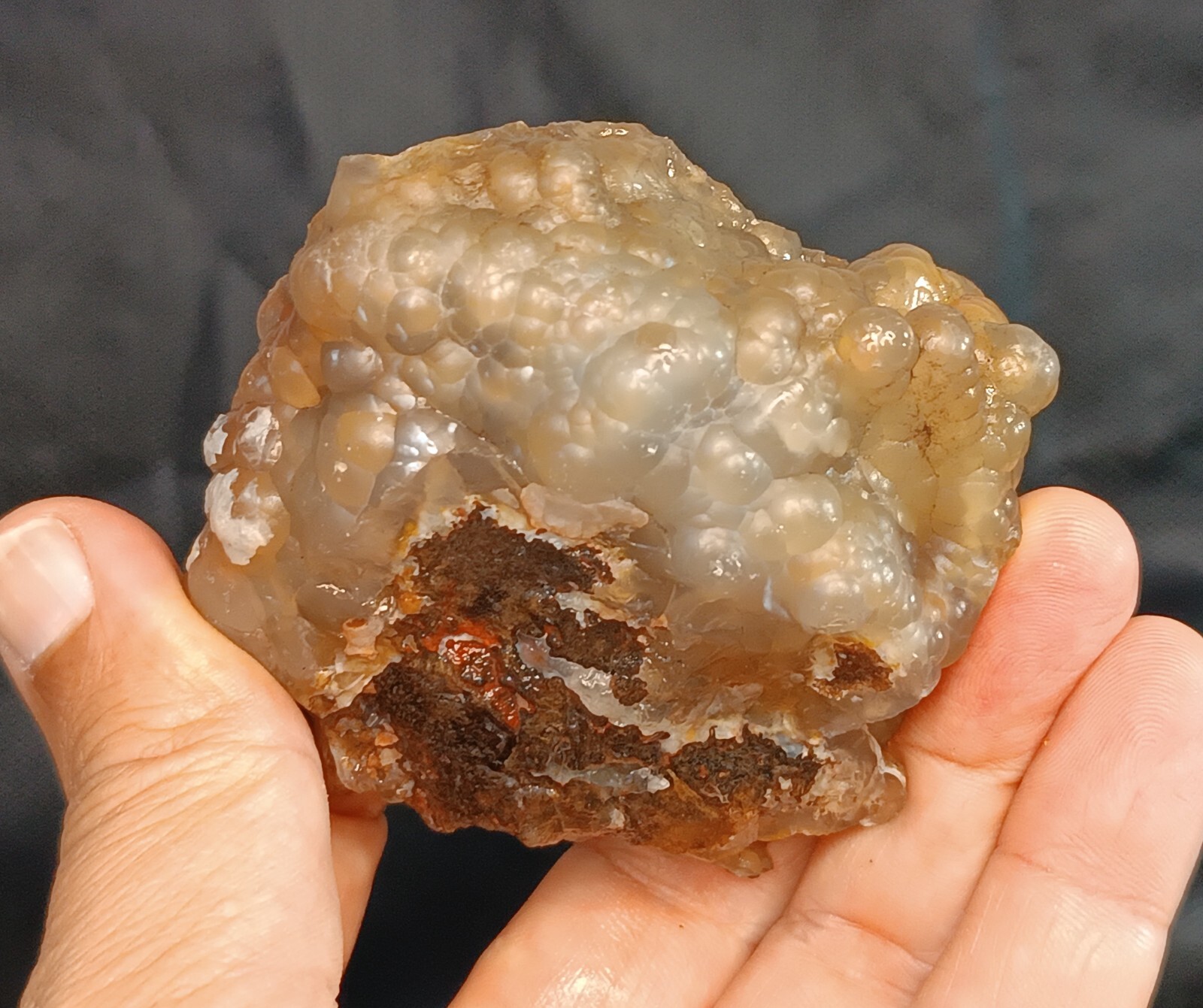 150g/0.33lb turkish grape bodrial agate stone rough, customs duty included