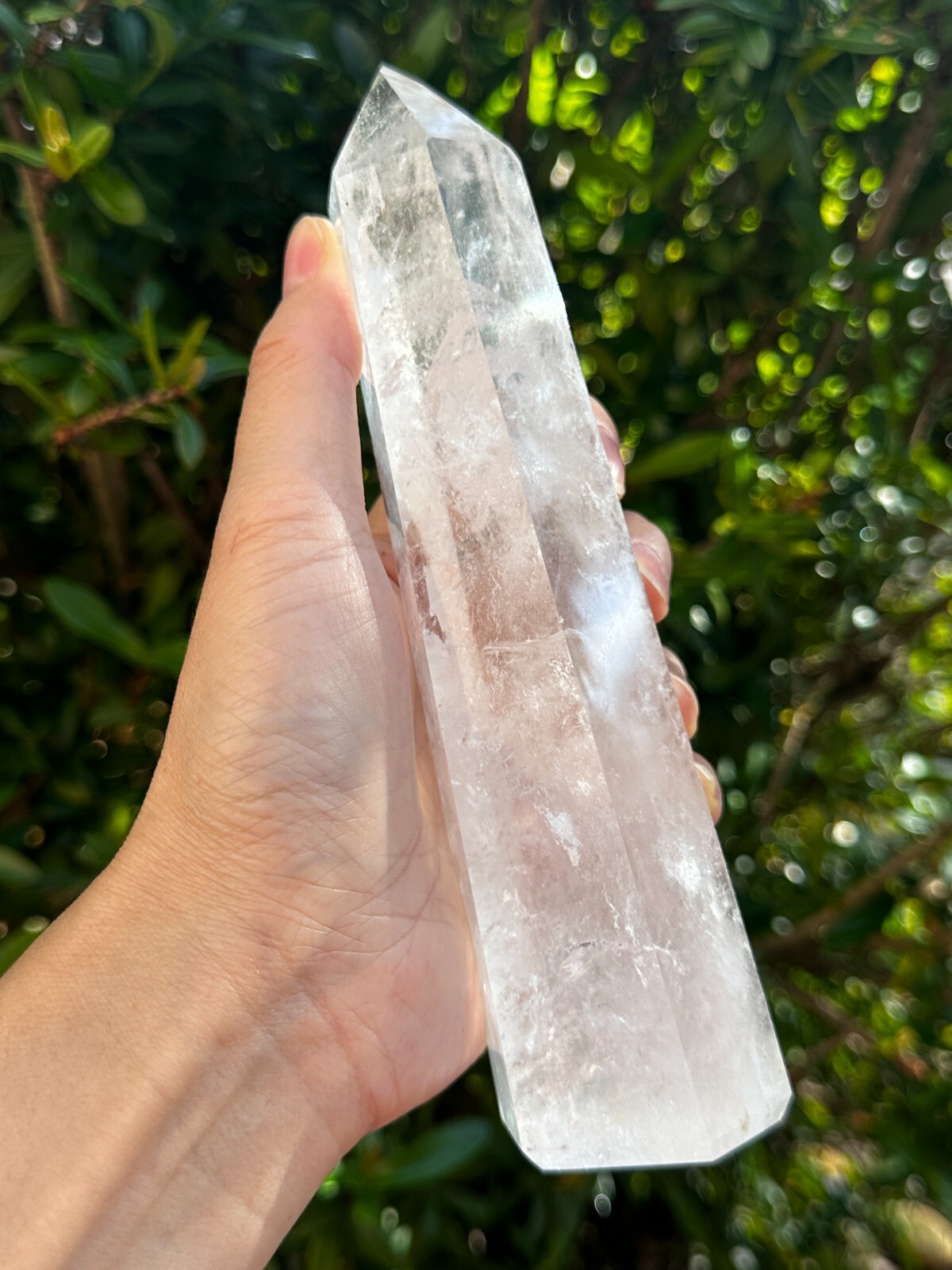 Premium Clear Quartz Points, Standing Polished Clear Quartz Point, Pick a Weight