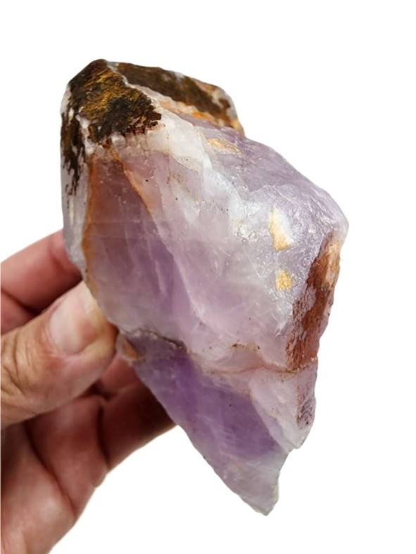 Amethyst Hematite Crystal Point 254.6 grams