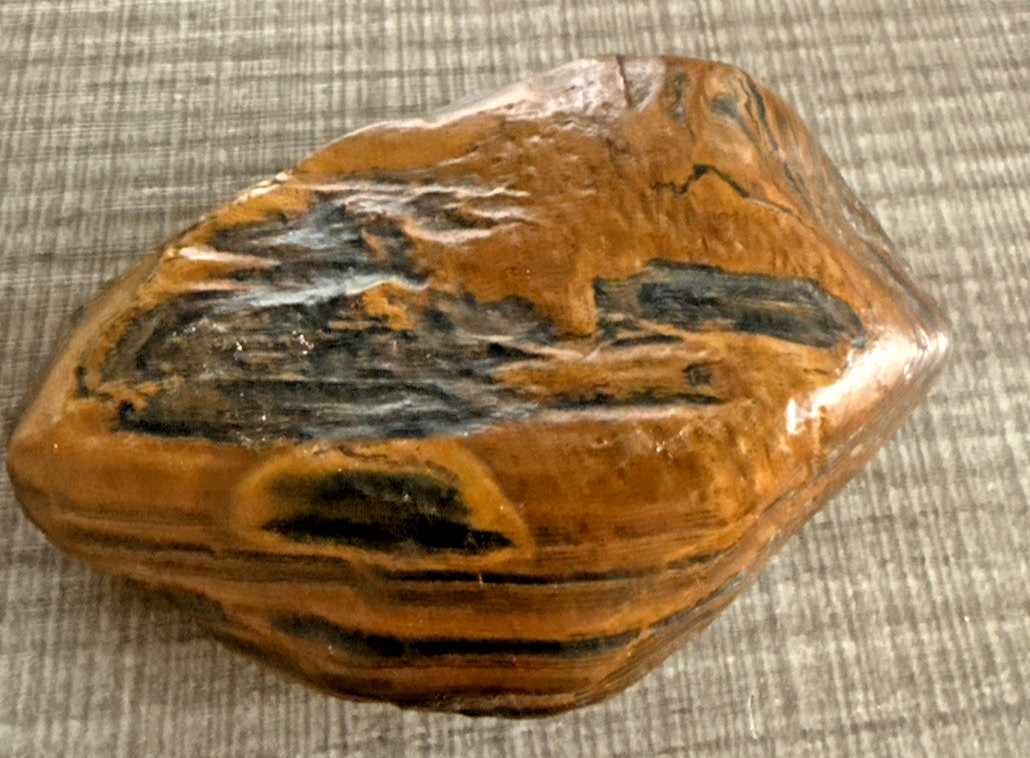 146g Wind Worn Ventifact Banded Tiger Iron – Seers Stone – Wyoming US – Lapidary