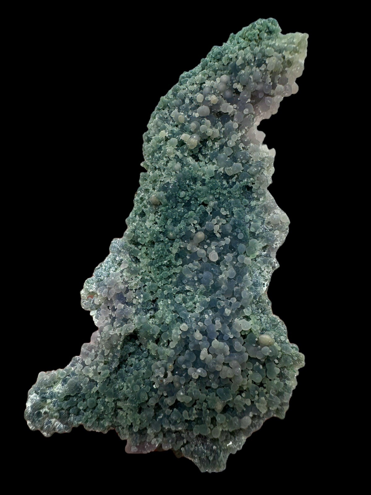 Iridescent Blue Grape Agate Cluster Botryoidal Mineral Specimen Chalcedony