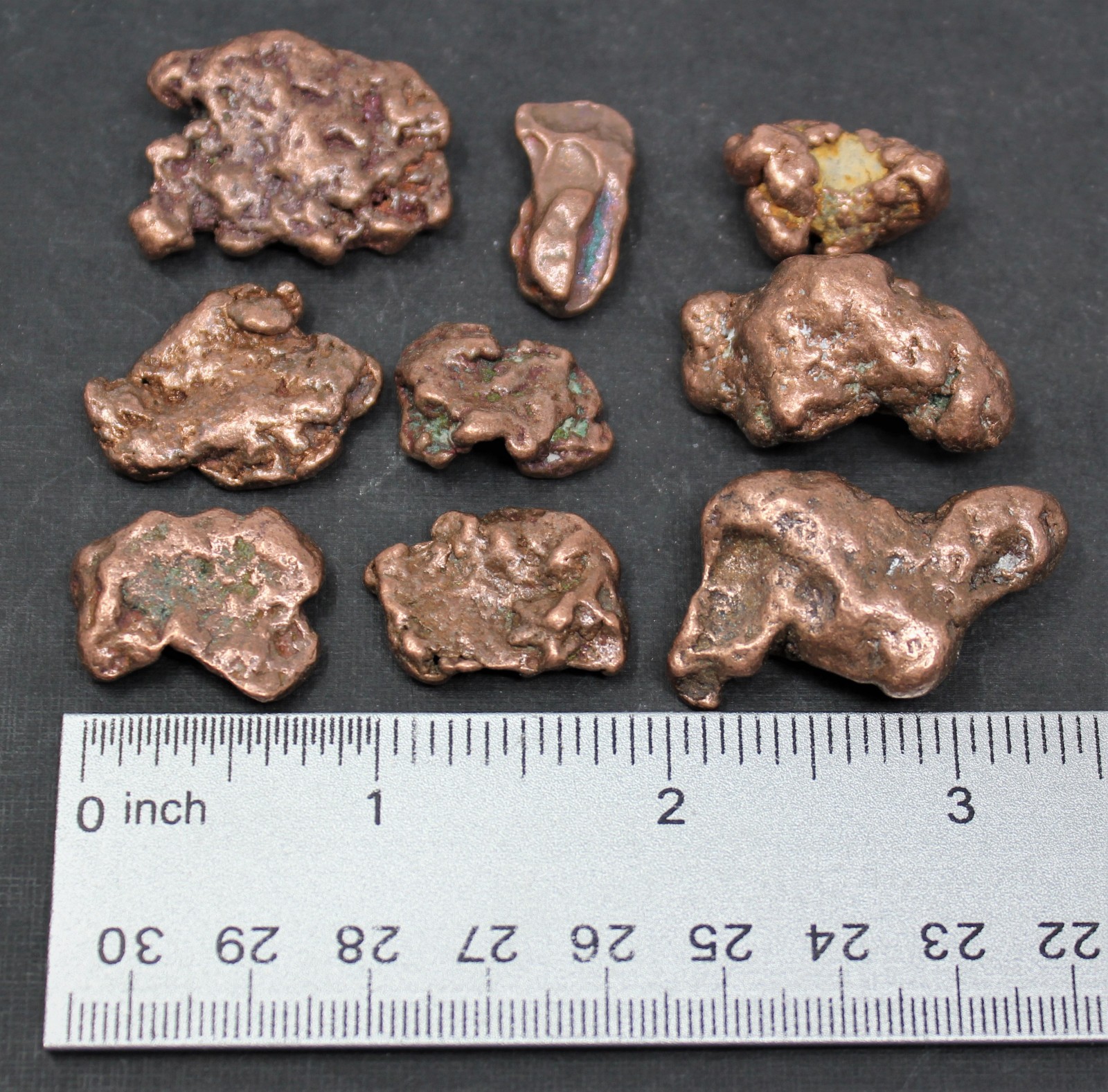 Raw Natural Copper Nuggets: 1/4 lb (4 oz) Wholesale Bulk Lot – (Michigan Copper)