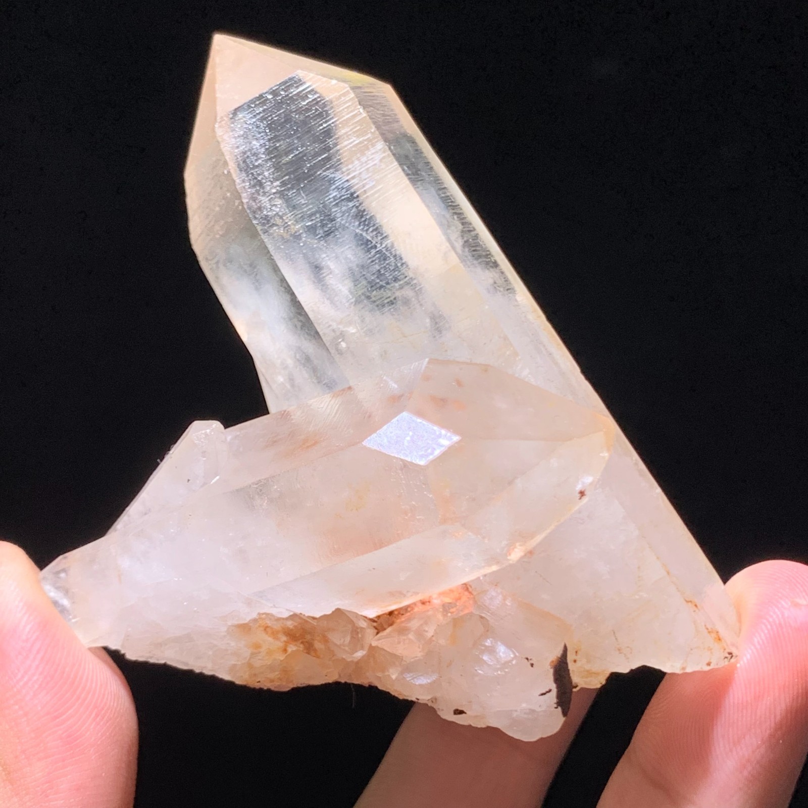 146g Natural white crystal cluster point mineral specimen Chakras Healing