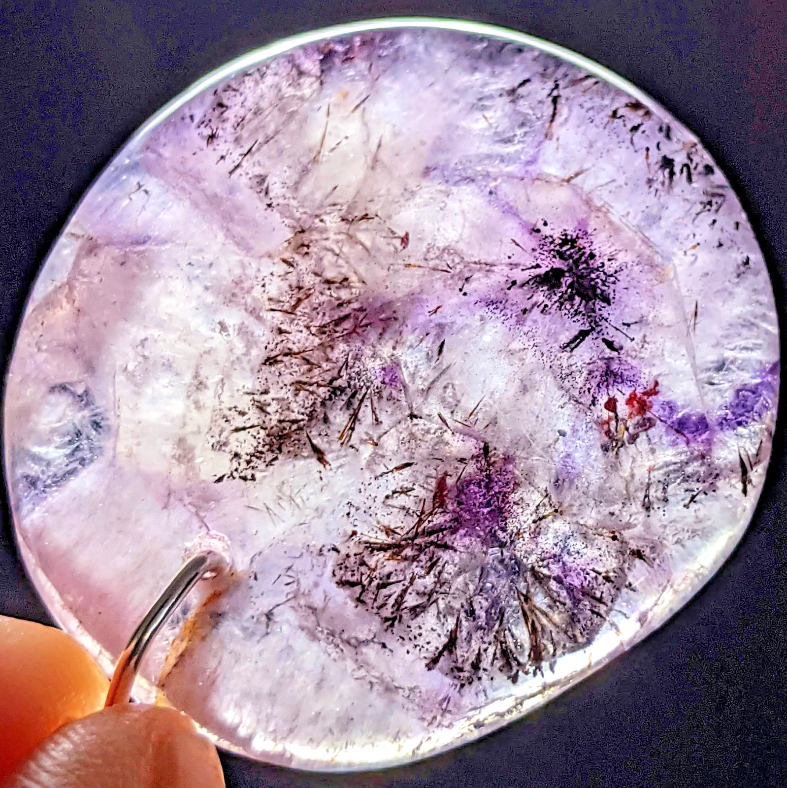 AURALITE 23 NECKLACE Certified Authentic Amethyst Quartz Super Seven Canada