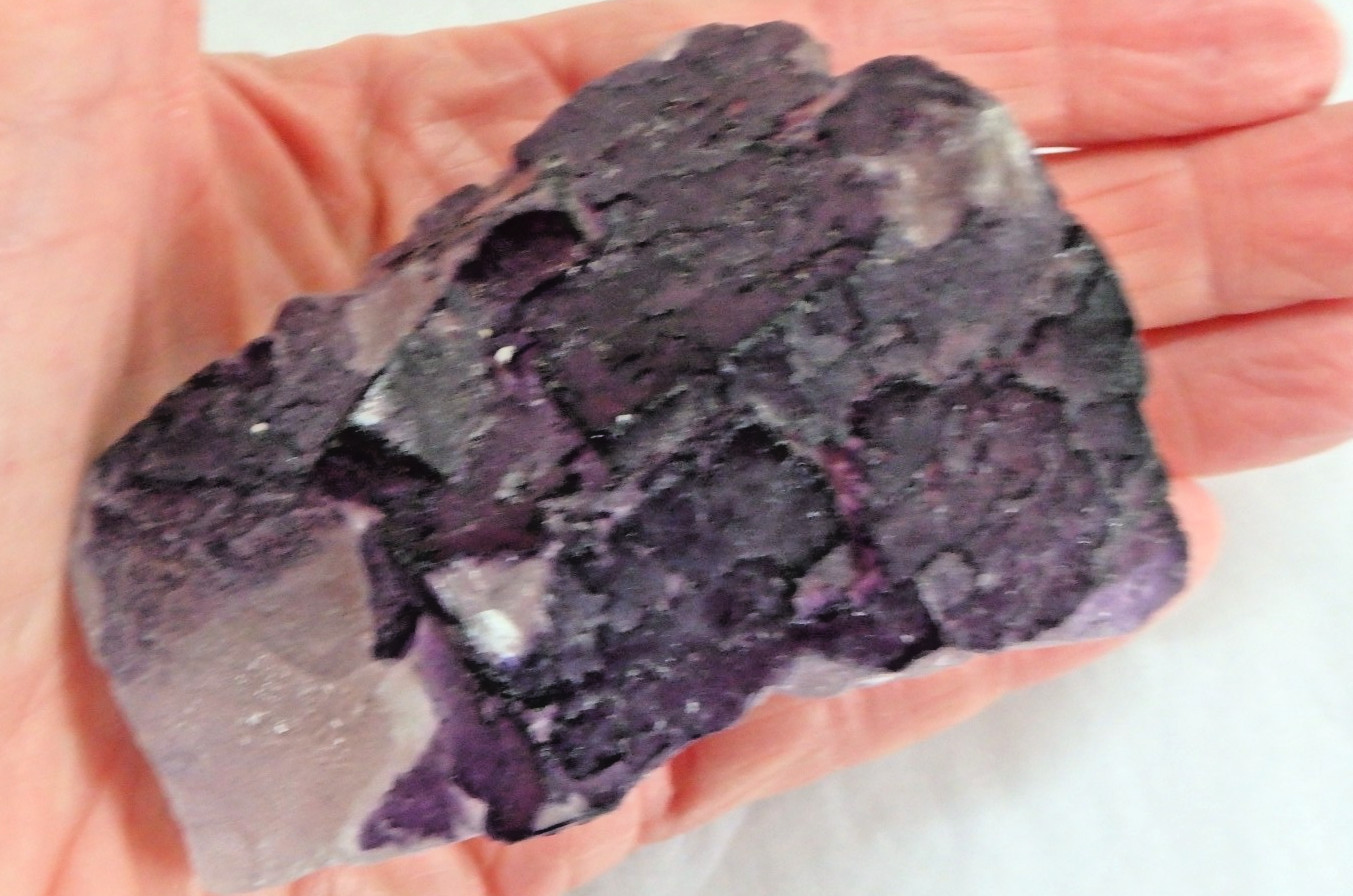 Beautiful Crystal ✨Purple Fluorite 262.6 grams Illinois Cubic Formation