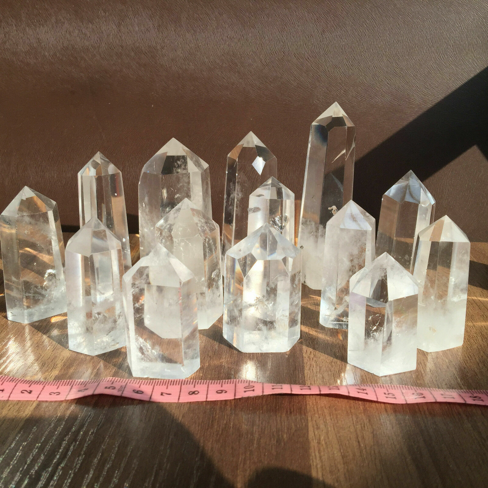 1LB natural Clear quartz obelisk crystal wand point healing