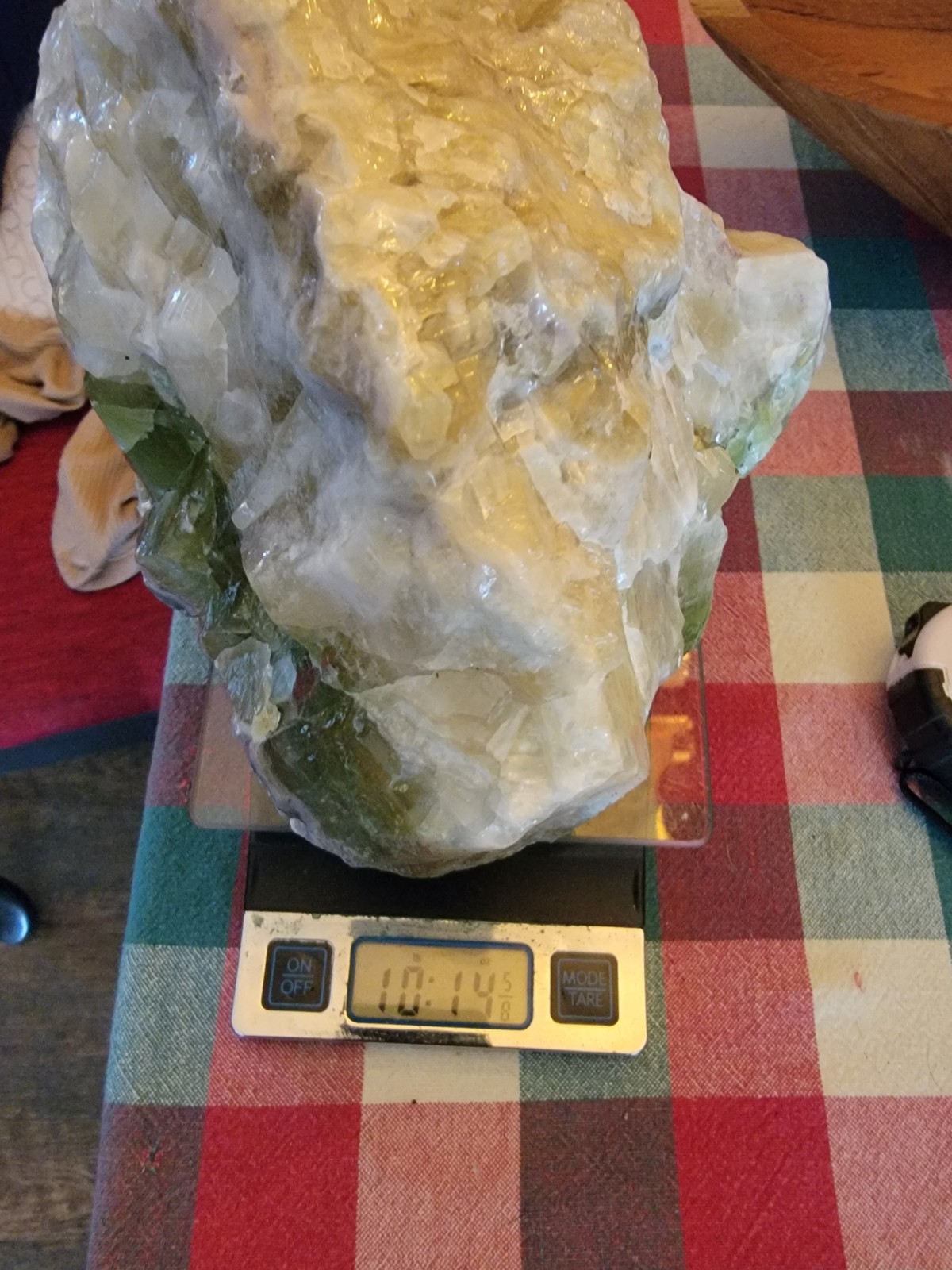 10+ Lb Green Calcite Rough Stone Specimen Mineral Rock
