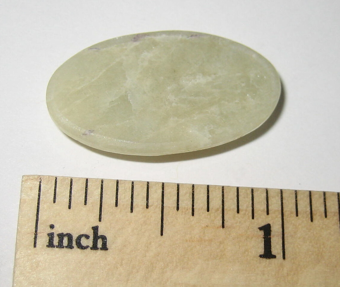 26mm HAND POLISHED NATURAL HELIODOR GOLDEN YELLOW BERYL CRYSTAL CABOCHON 2.8g 1A