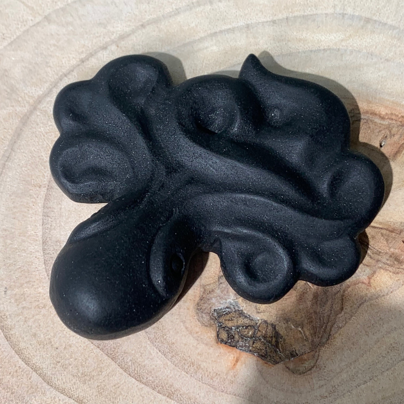 62G Natural Obsidian Stone Carved Octopus Quartz Crystal Carving Healing