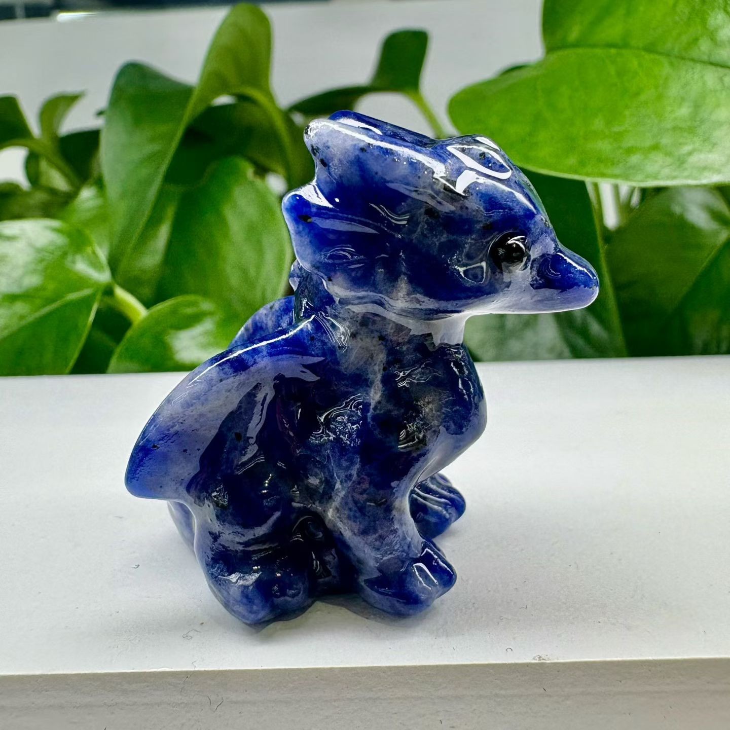 1pc Natural Mixed Quartz Crystal Carved Fly Dragon skull reiki healing gift