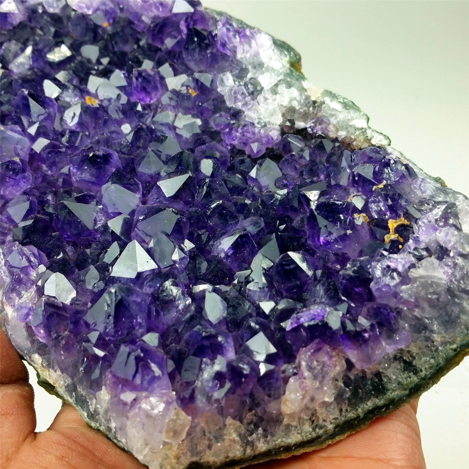 7.0″ URUGUAYAN AMETHYST GEODE DEEP PURPLE Healing Specimen A162