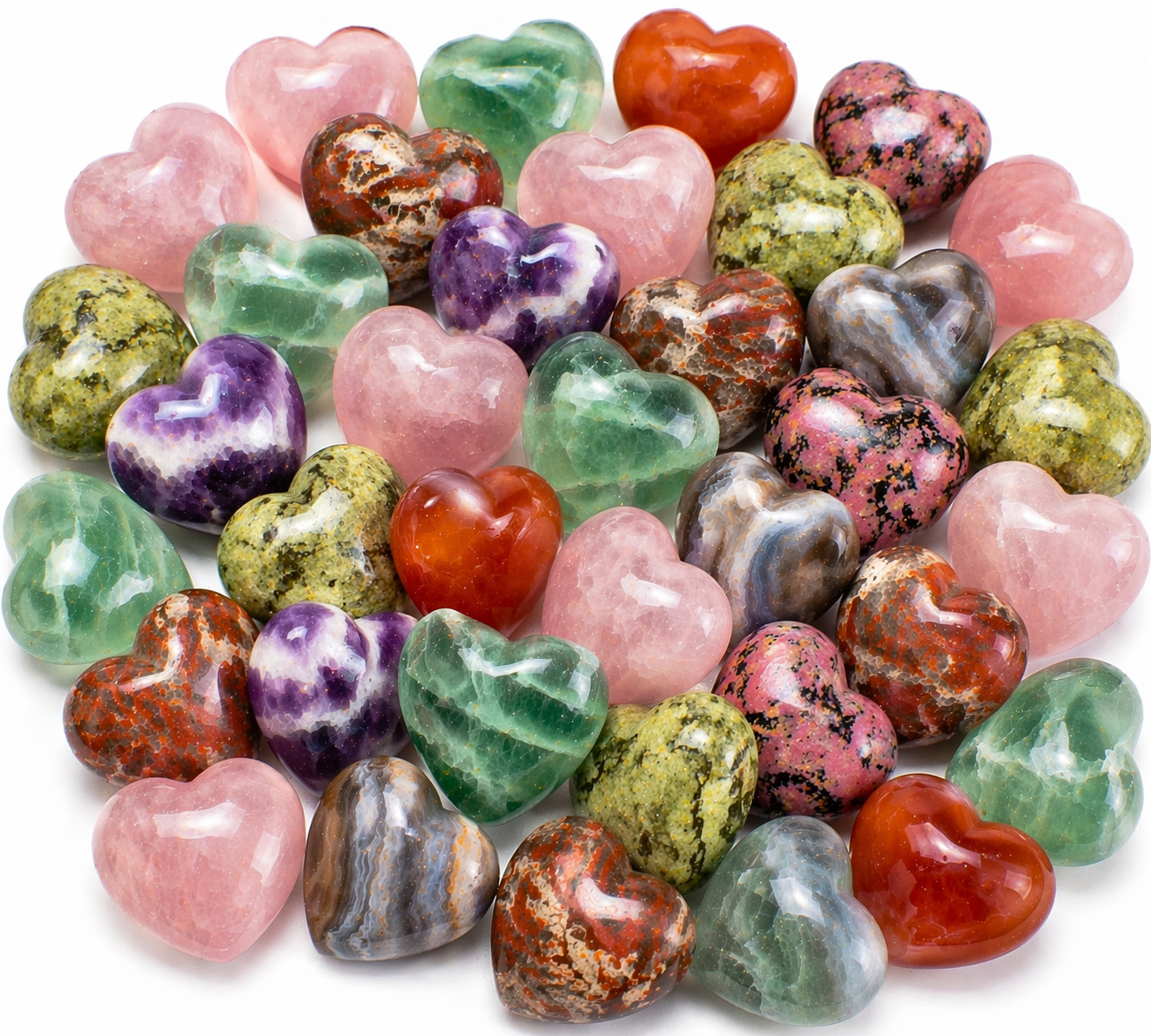 100LB (45 kg) Super Mixed Compact Size Crystal Bulk Lot