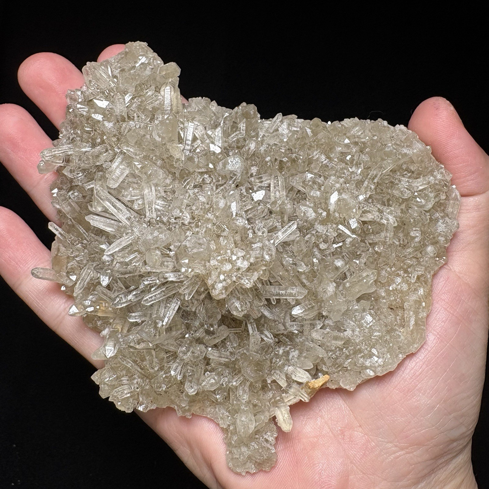 Large Smoky Quartz Cluster Grounding Raw Mineral Healing Natural Crystal