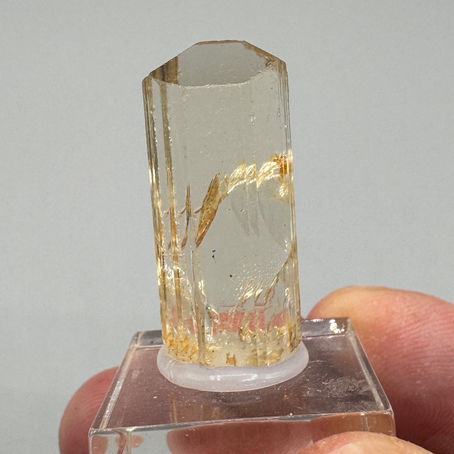 GEM Scapolite Crystal from Mozambique – Fine Mineral Specimen