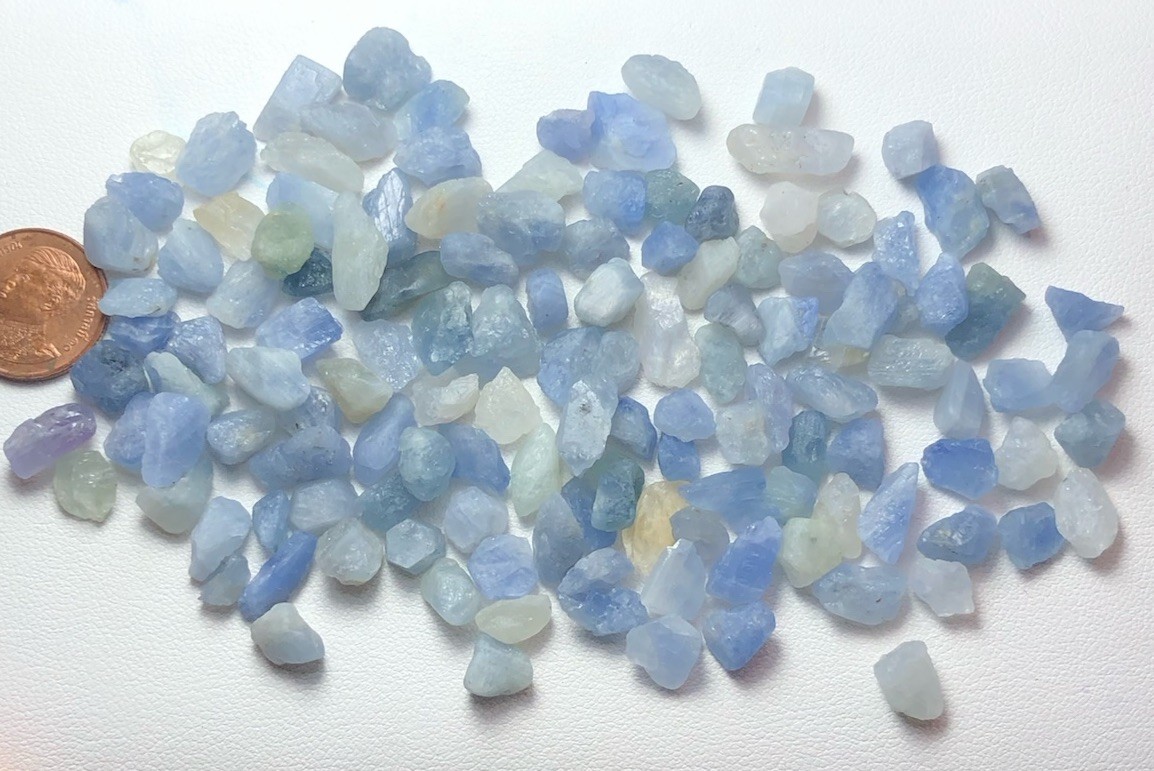 50 Gram / Beautiful Natural Rough Blue Sapphire From Burma Mogok Mine,