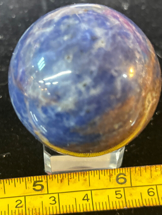 Sodalite 40 mm Sphere With Crystal Stand
