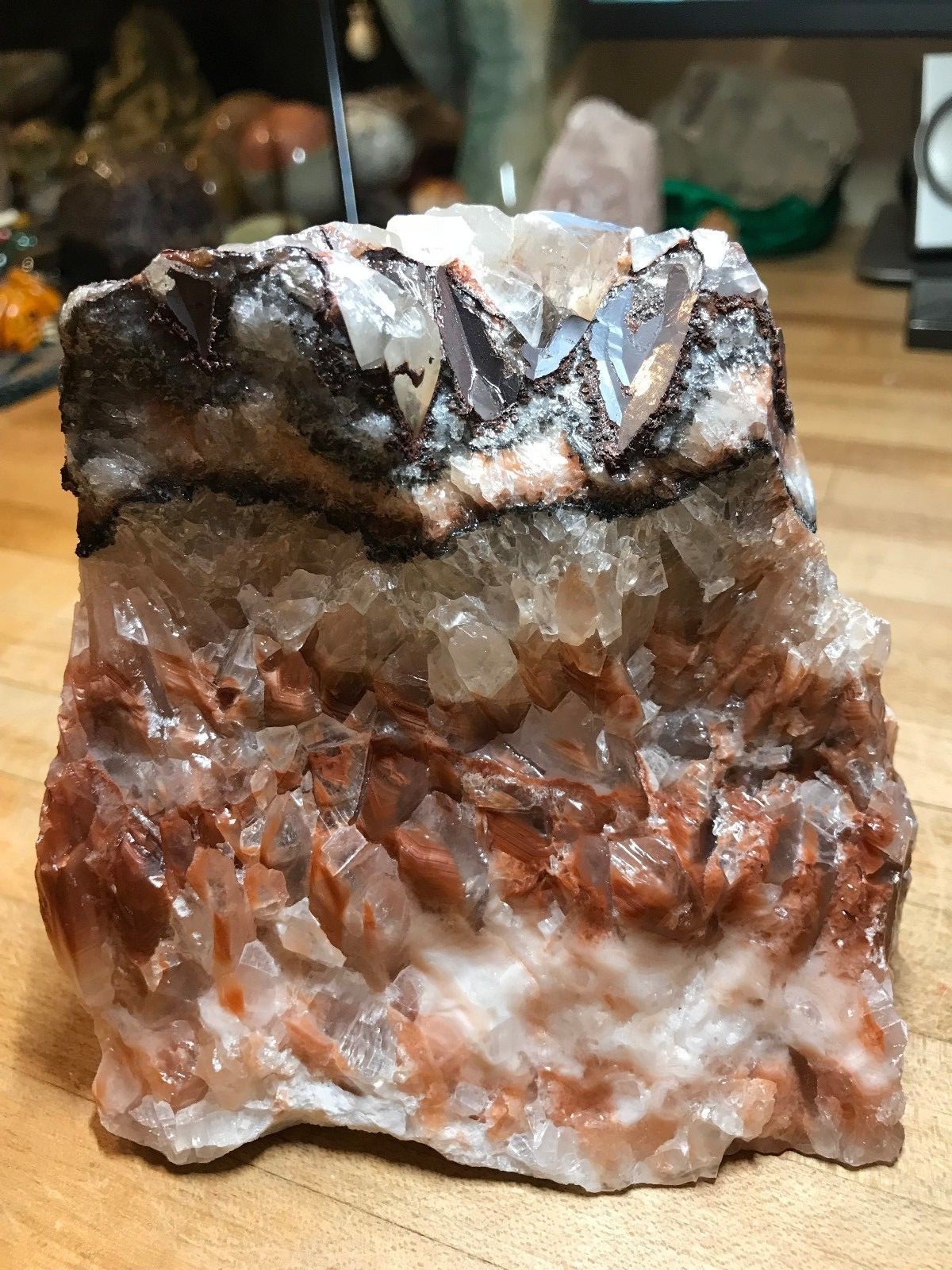 Multicolored Calcite Crystal Mineral Gemstone Medium Natural Rock Specimen 555