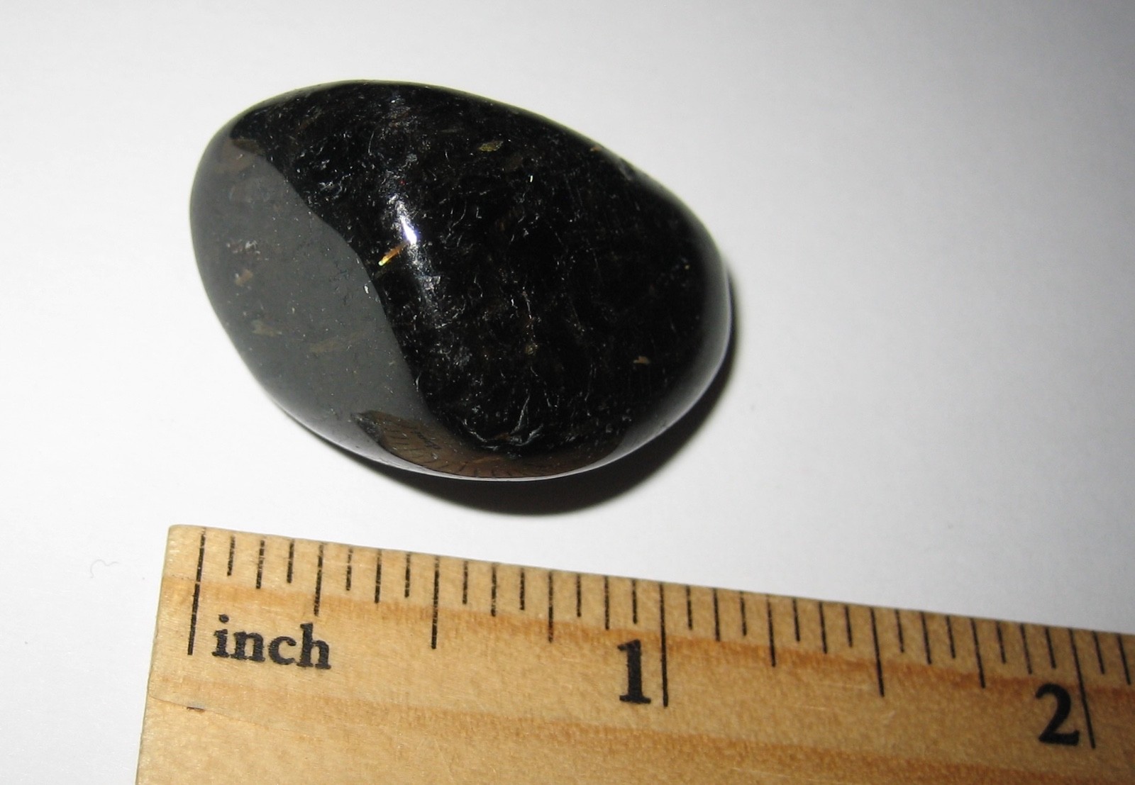 1.2″ RARE TUMBLED POLISHED AUTHENTIC NUUMMITE STONE FROM GREENLAND ~ 20grams *11
