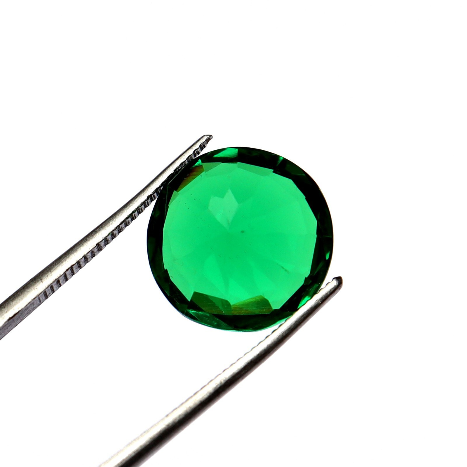 10.50 Ct Natural Tsavorite Green Garnet Round Cut CERTIFIED Loose Gemstone