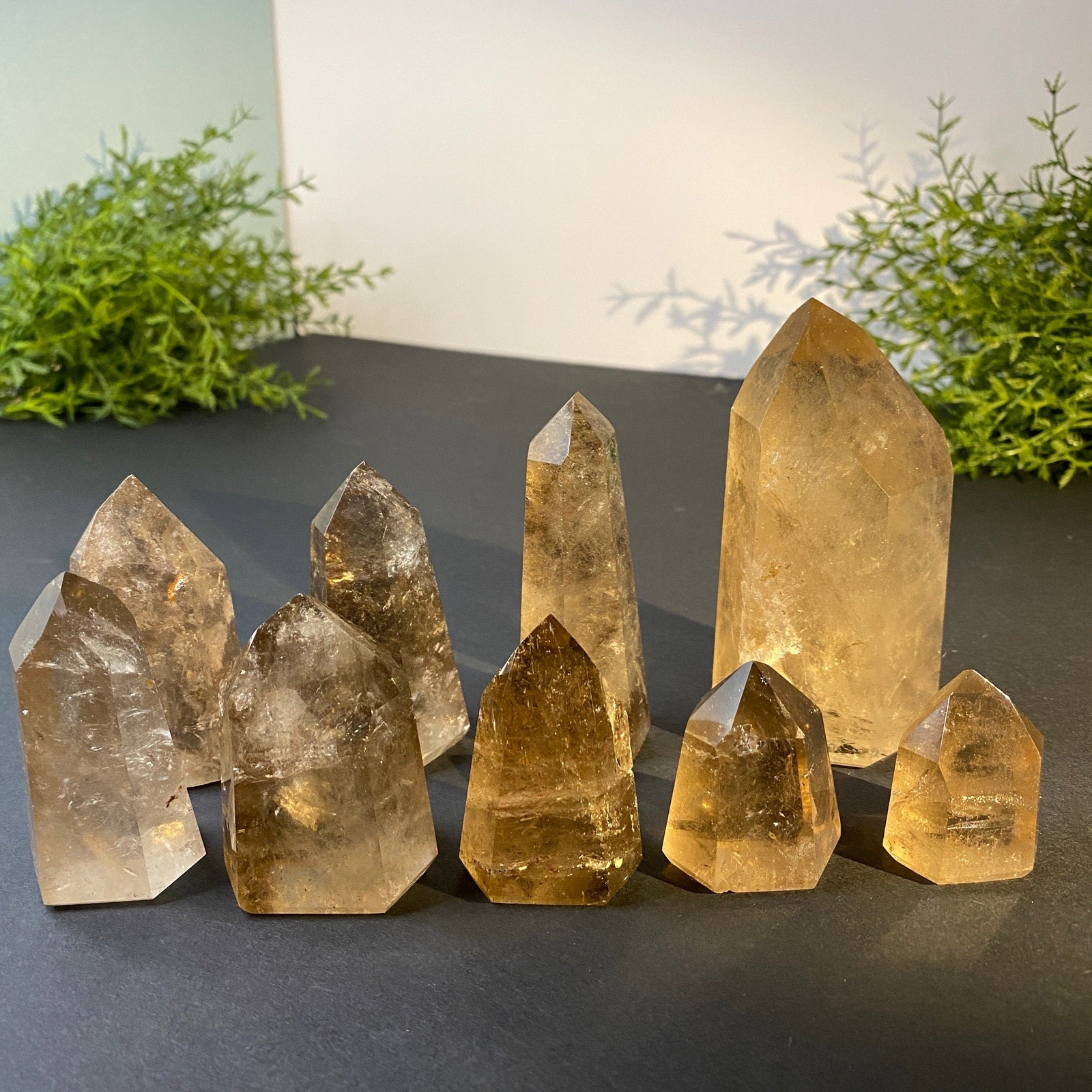 Natural Smoky Quartz Wand Point Crystal – Genuine Healing Crystals from Brazil