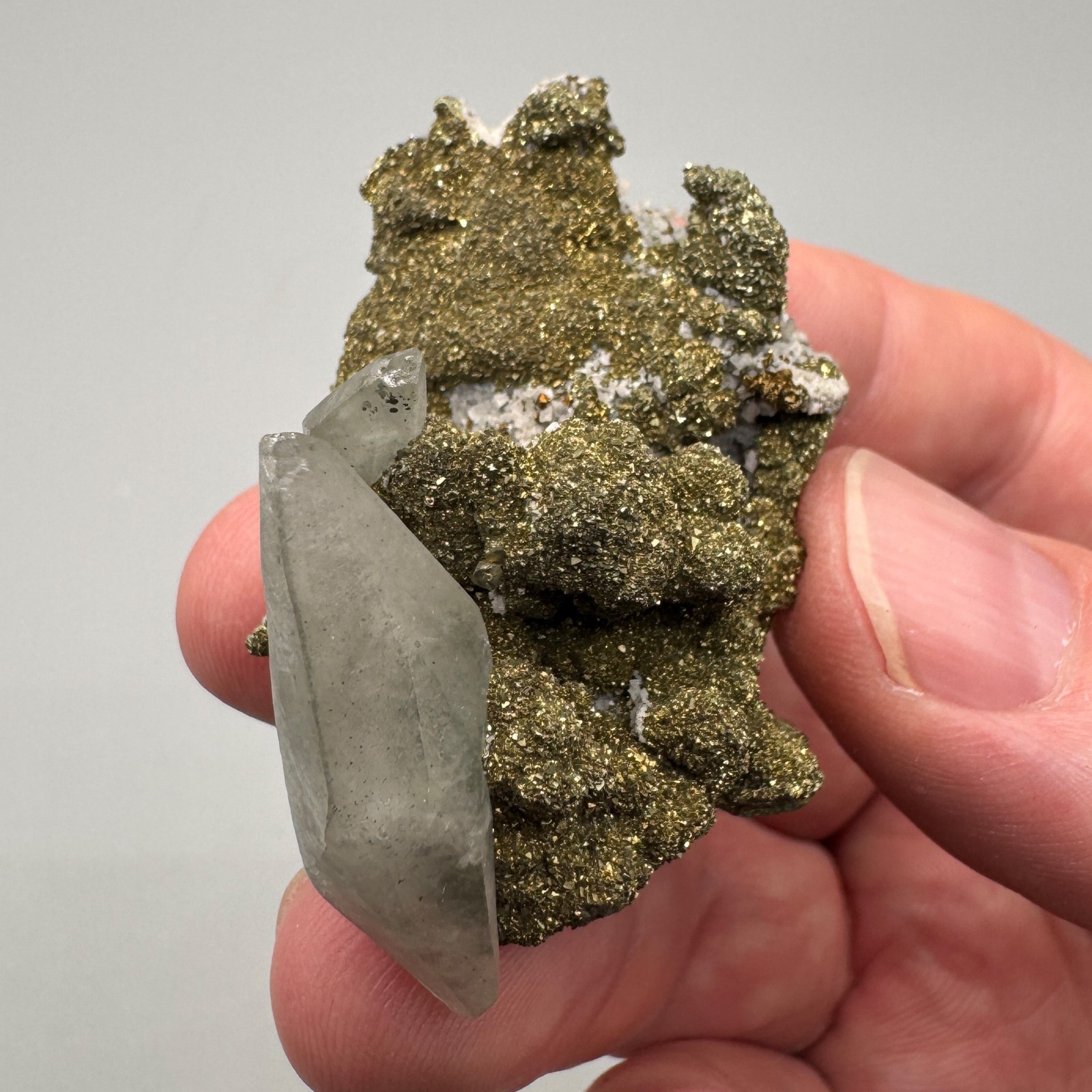 Calcite, Chalcopyrite from Sweetwater Mine, Missouri – Fine Mineral Specimen
