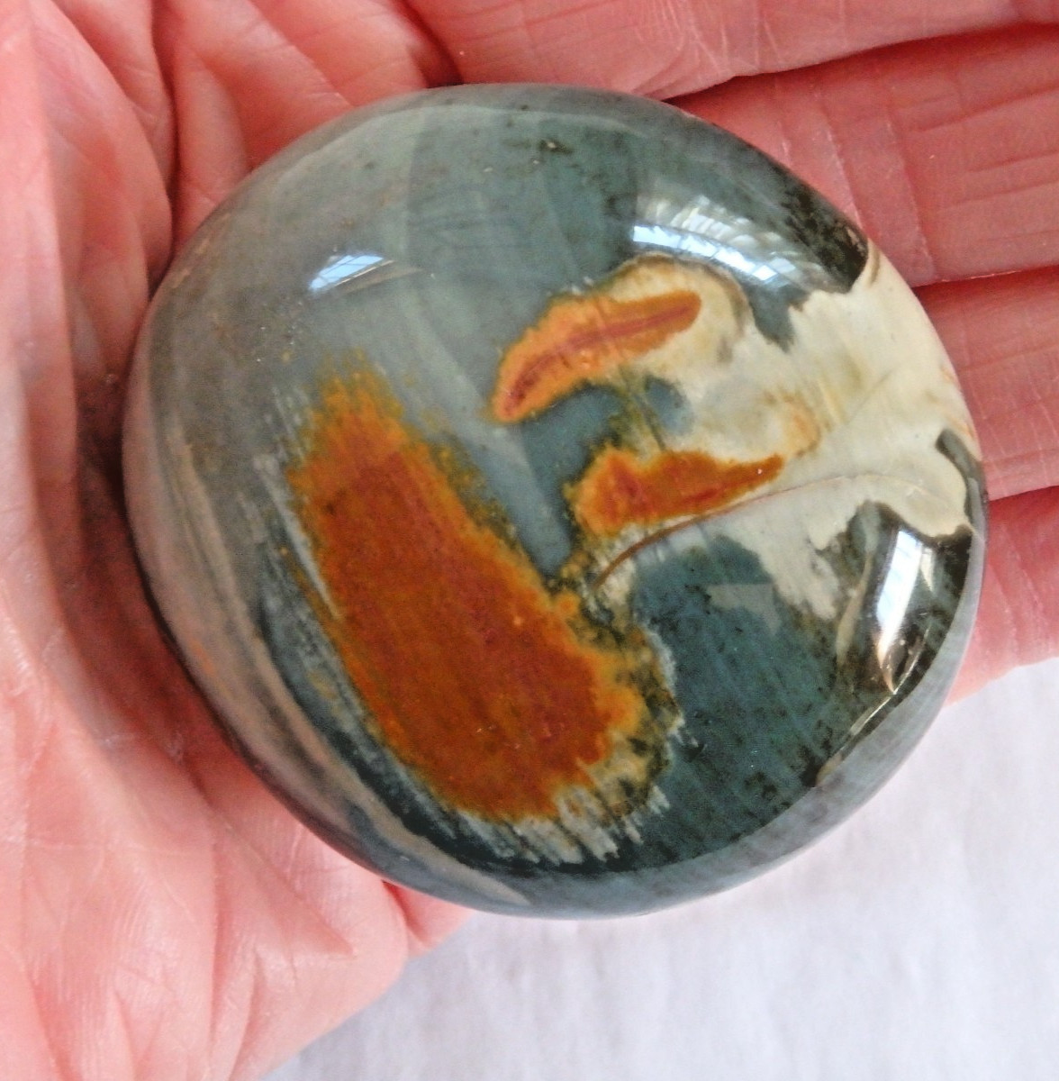 Unique Crystals Lot 3 ✨$ 45 Polychrome Jasper Palm Stones 297.2 grams