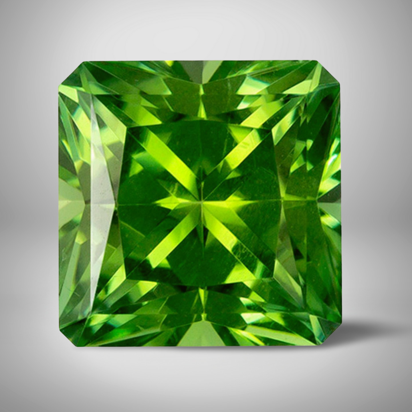 Green Tourmaline Asscher Cut Gemstone 0.60 Cts – 5 mm AAA+ Precious Jewelry Gem
