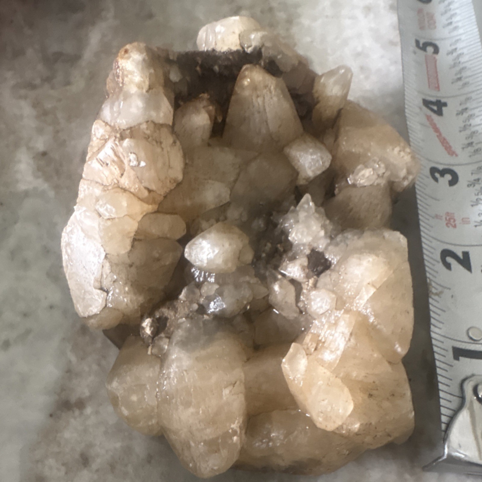 Natural Crystal Cluster Specimen Approx. 4 Inch Mineral Collectible