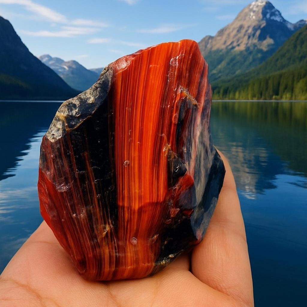 Natural Raw Bloodstone Jasper 800–900 Carat Healing Crystal Mineral Stone