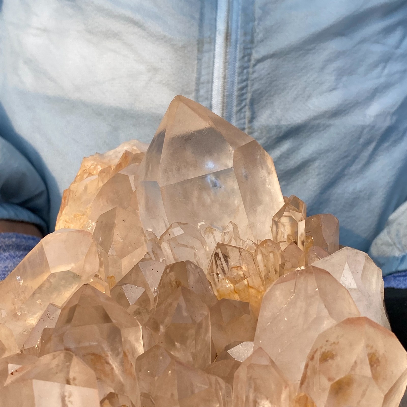 10LB Natural Clear White Quartz Crystal Cluster Rough Mineral Specimen Healing