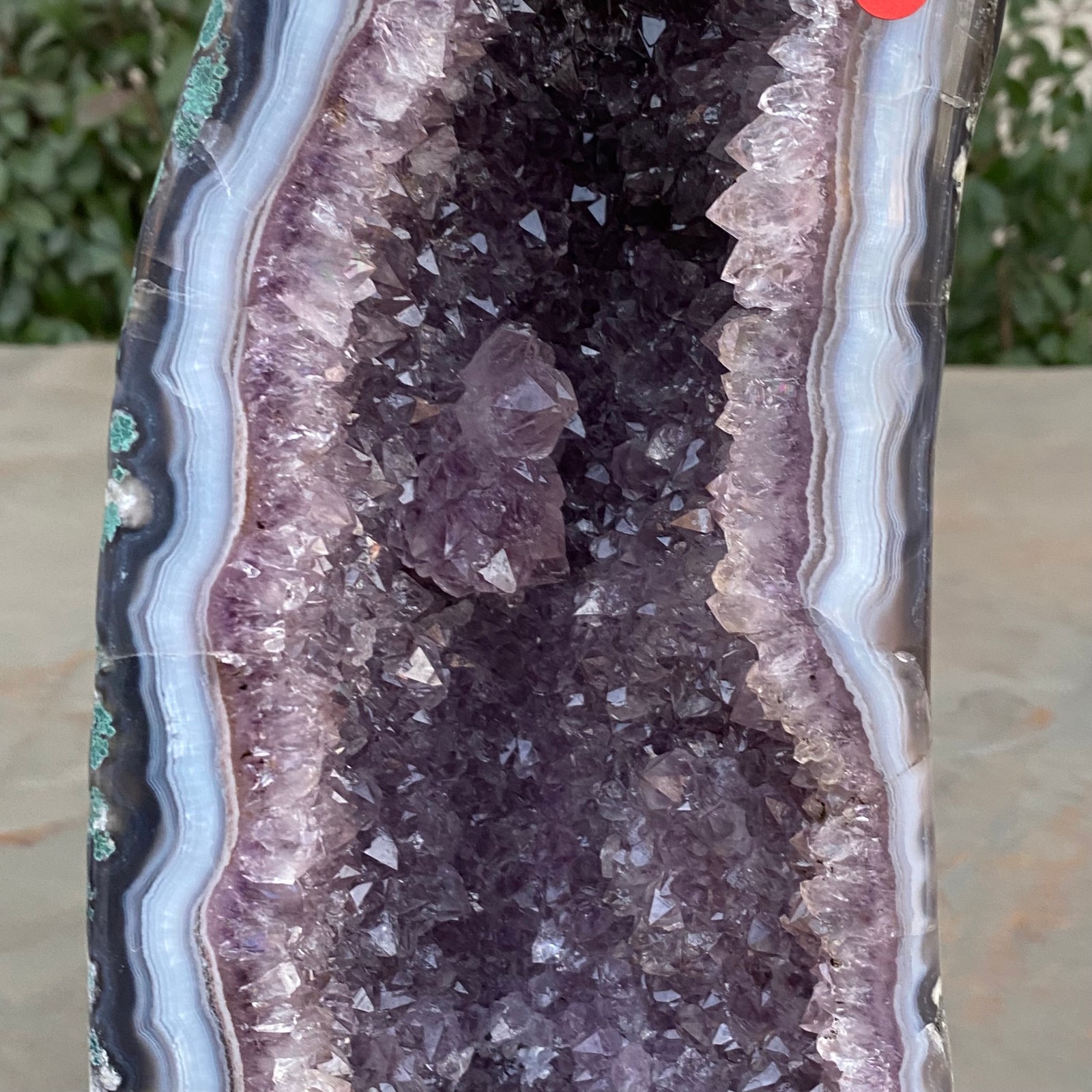17.63LB Natural Amethyst agate quartz cluster crystal specimen restoration