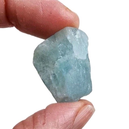 Aquamarine Crystal Polished Faced Rough 7.9 grams.