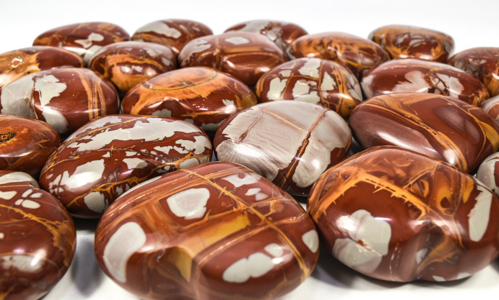 2.5″ Multicolor Noorena Jasper Heart Polished Natural Crystal – Australia (1PC)