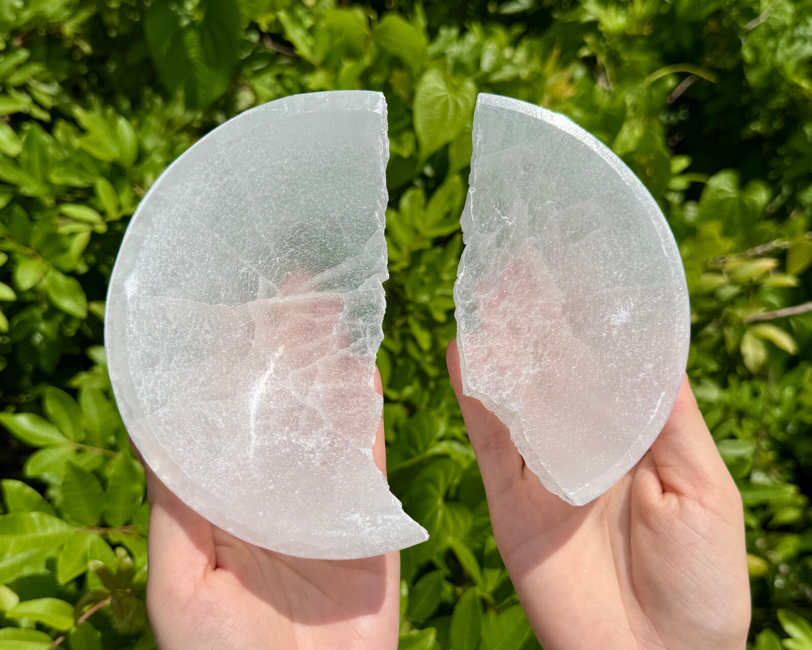 Broken Selenite Bowls Box – CLEARANCE Assorted Selenite Crystal Bowls & Pieces