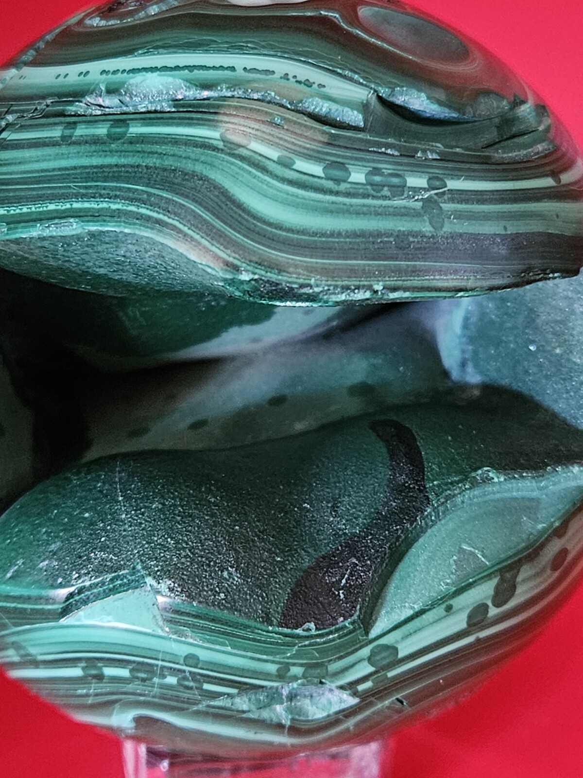 Glossy Natural Malachite Quartz Druzy Sphere Crystal Collection Healling 1+LB
