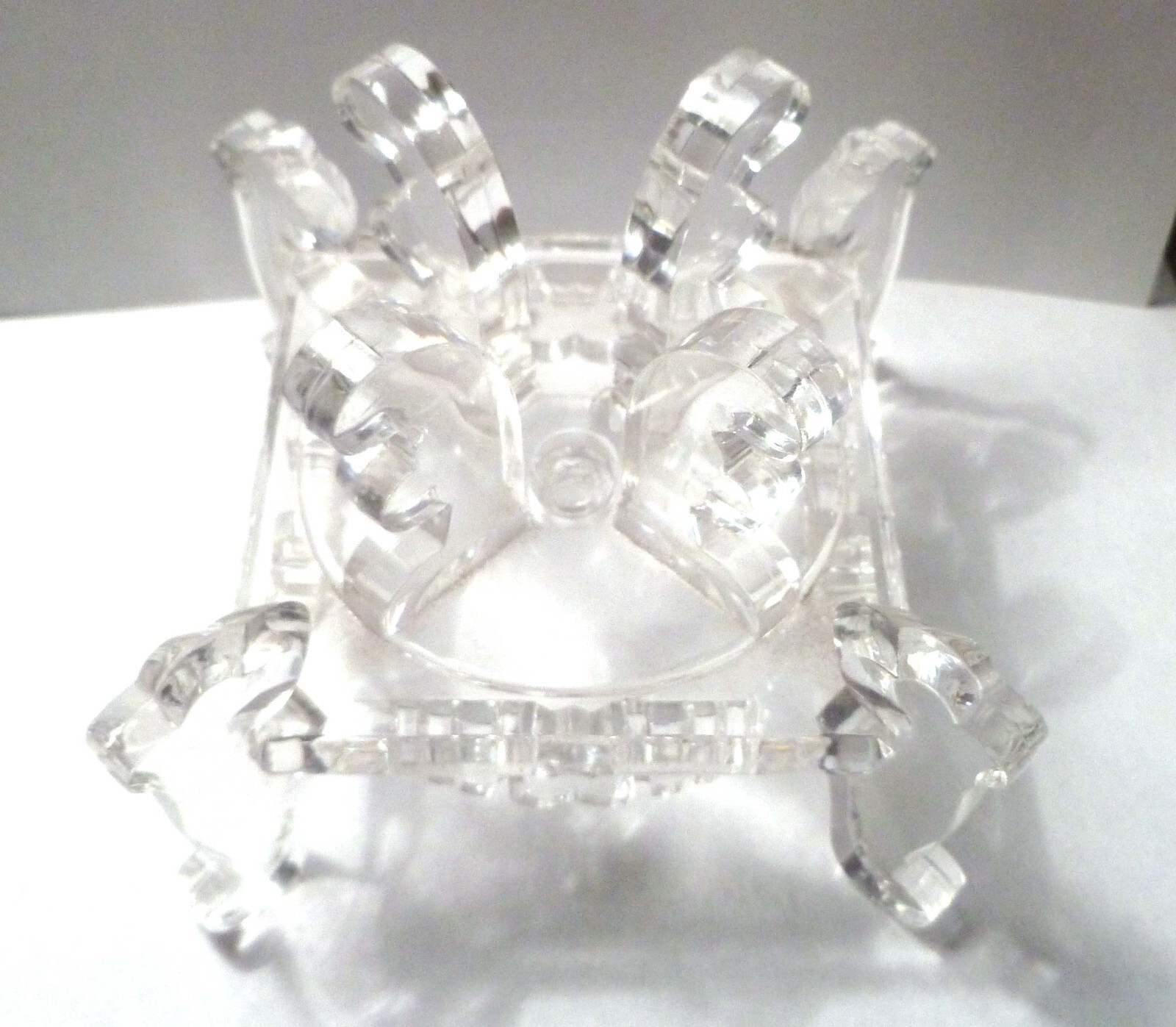 Ornate Acrylic Display Stand Sphere Support Holder Reiki Healing Gift