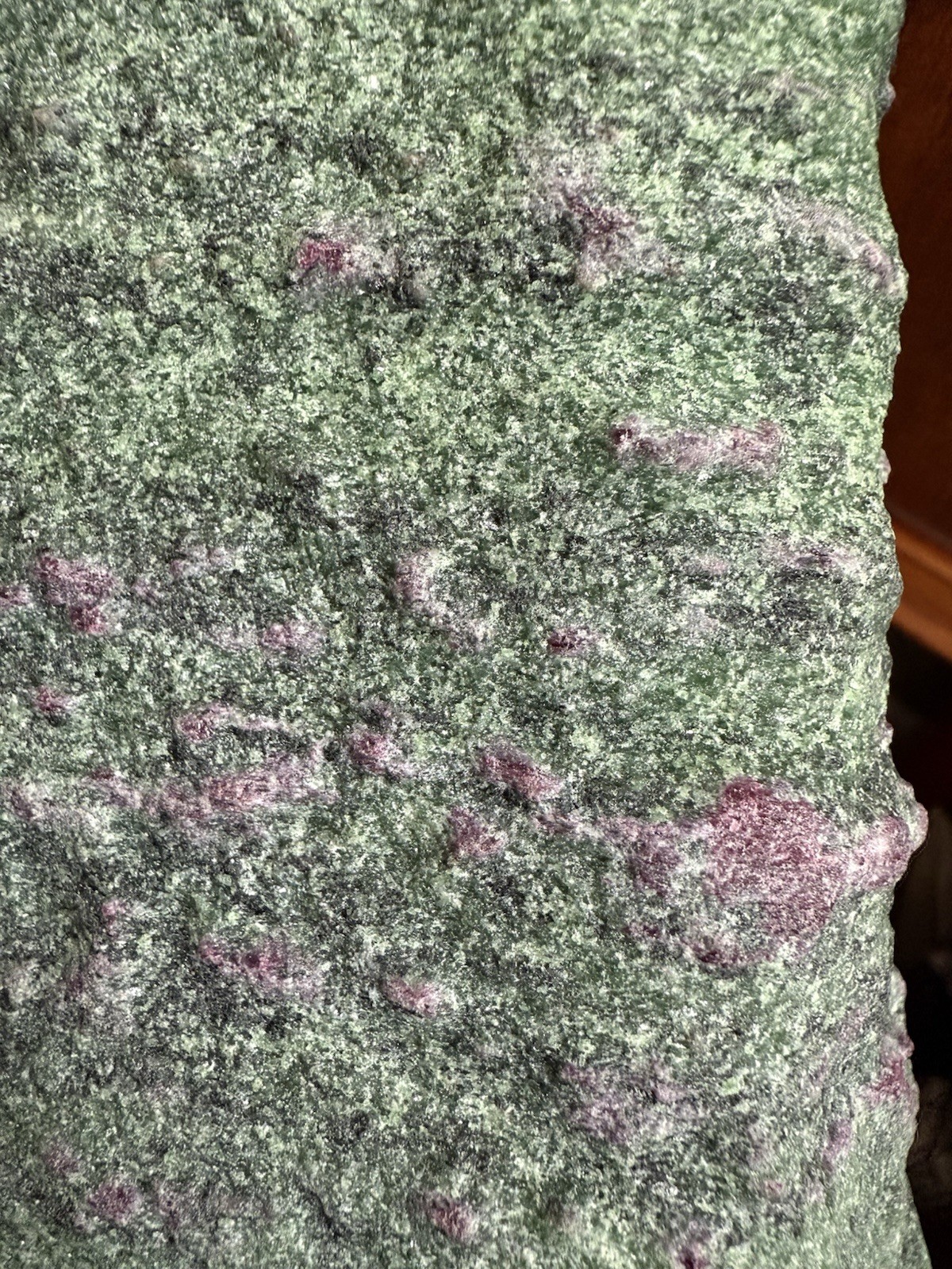 Ruby In Zoisite Raw Statement Specimen 9+ Pounds Custom Stand