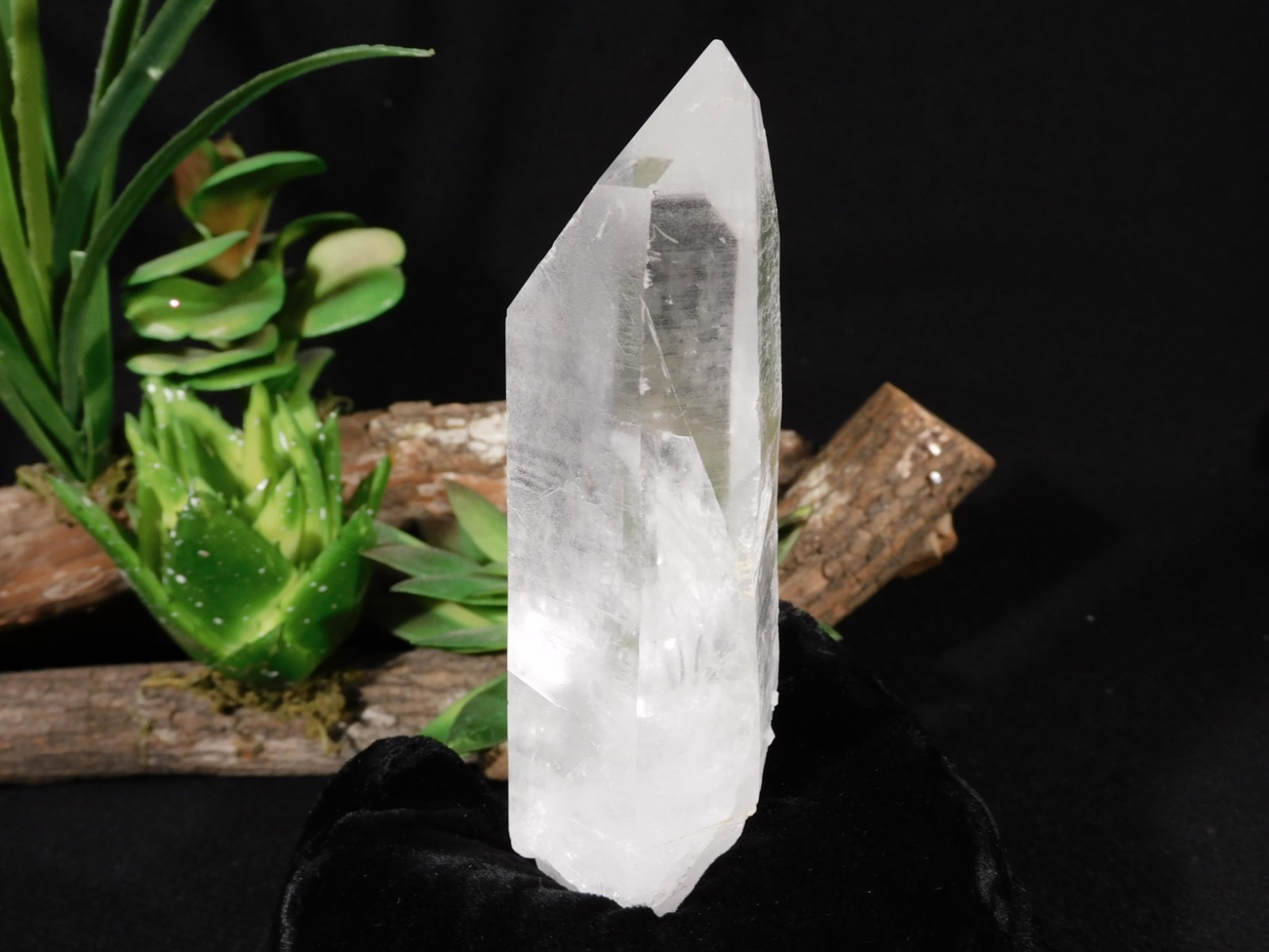 Larger! Semi TRANSLUCENT Quartz Crystal with RAINBOWS From Brazil 236gr