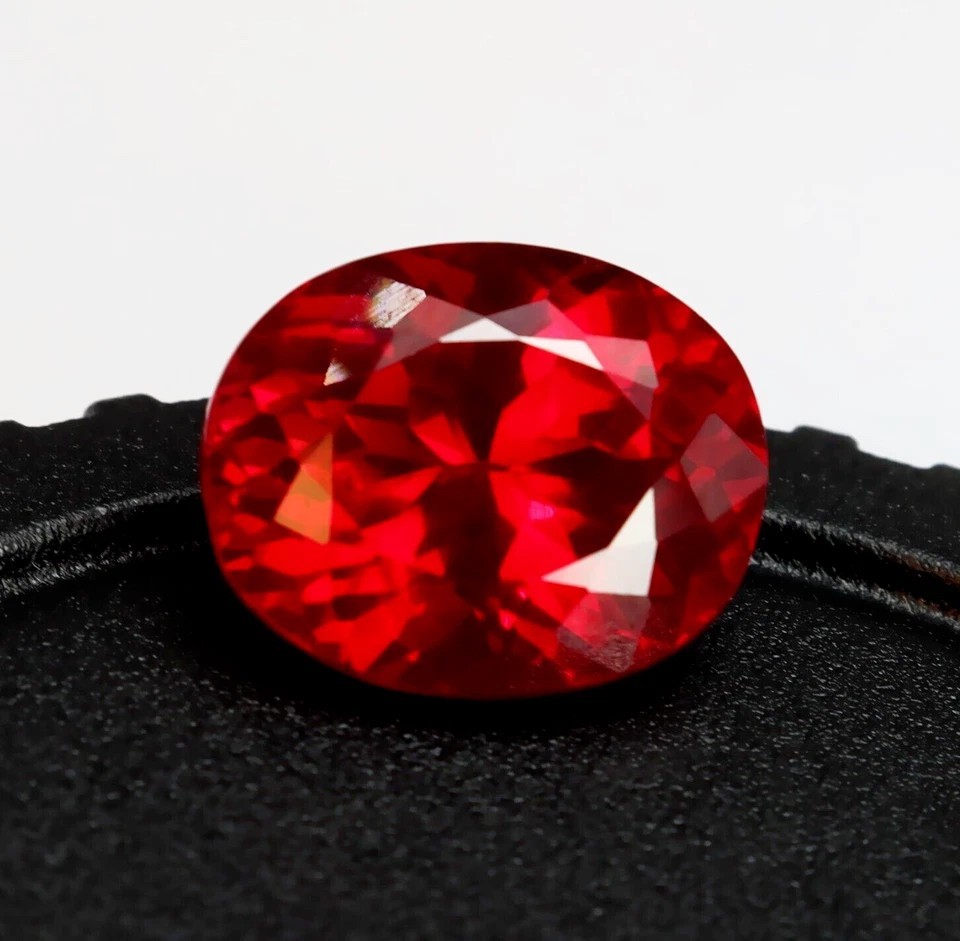 Natural Red Ruby Oval Loose Gemstone Jewelry Making Stone 10 Ct