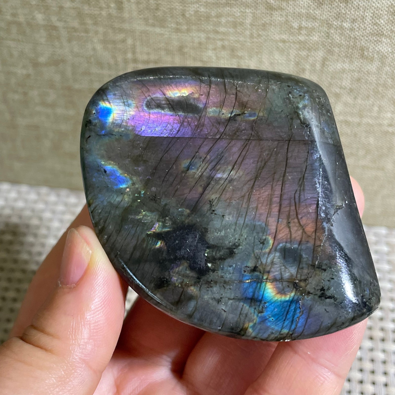 Natural Labradorite Crystal gemstone rough original Specimen 137g