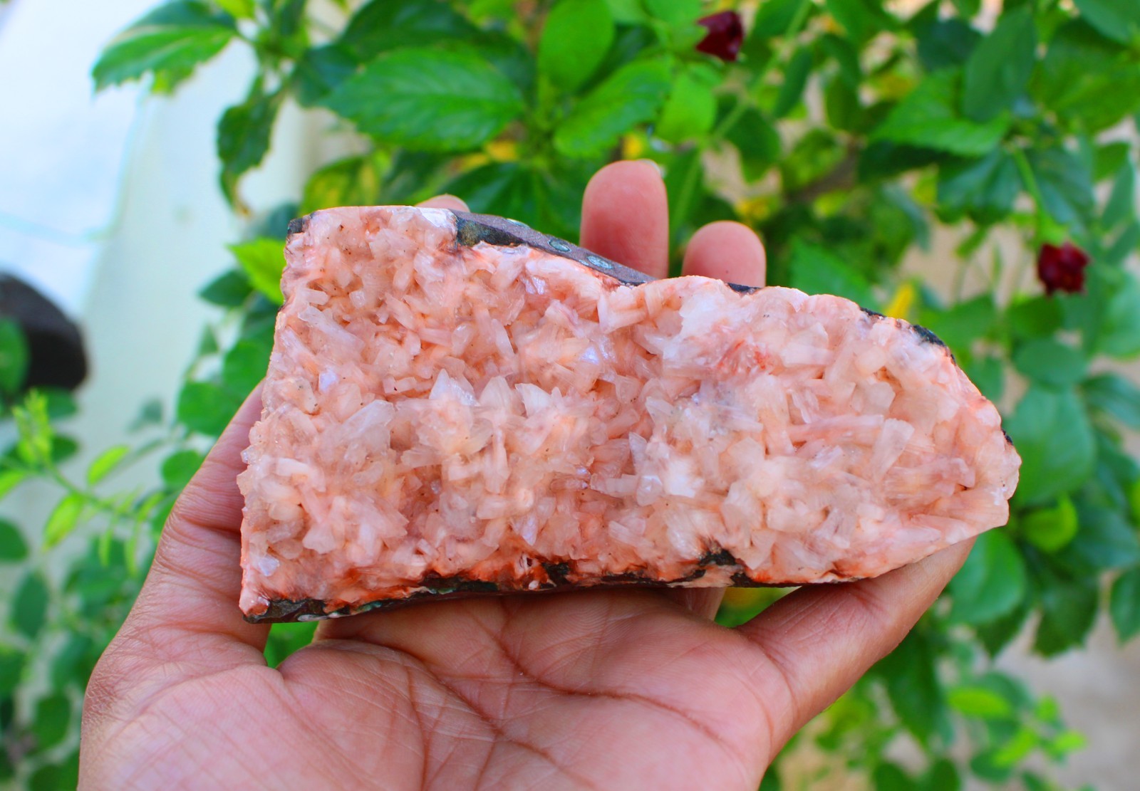 HEULANDITE FORMAT ON MATRIX MINERALS SPECIMEN