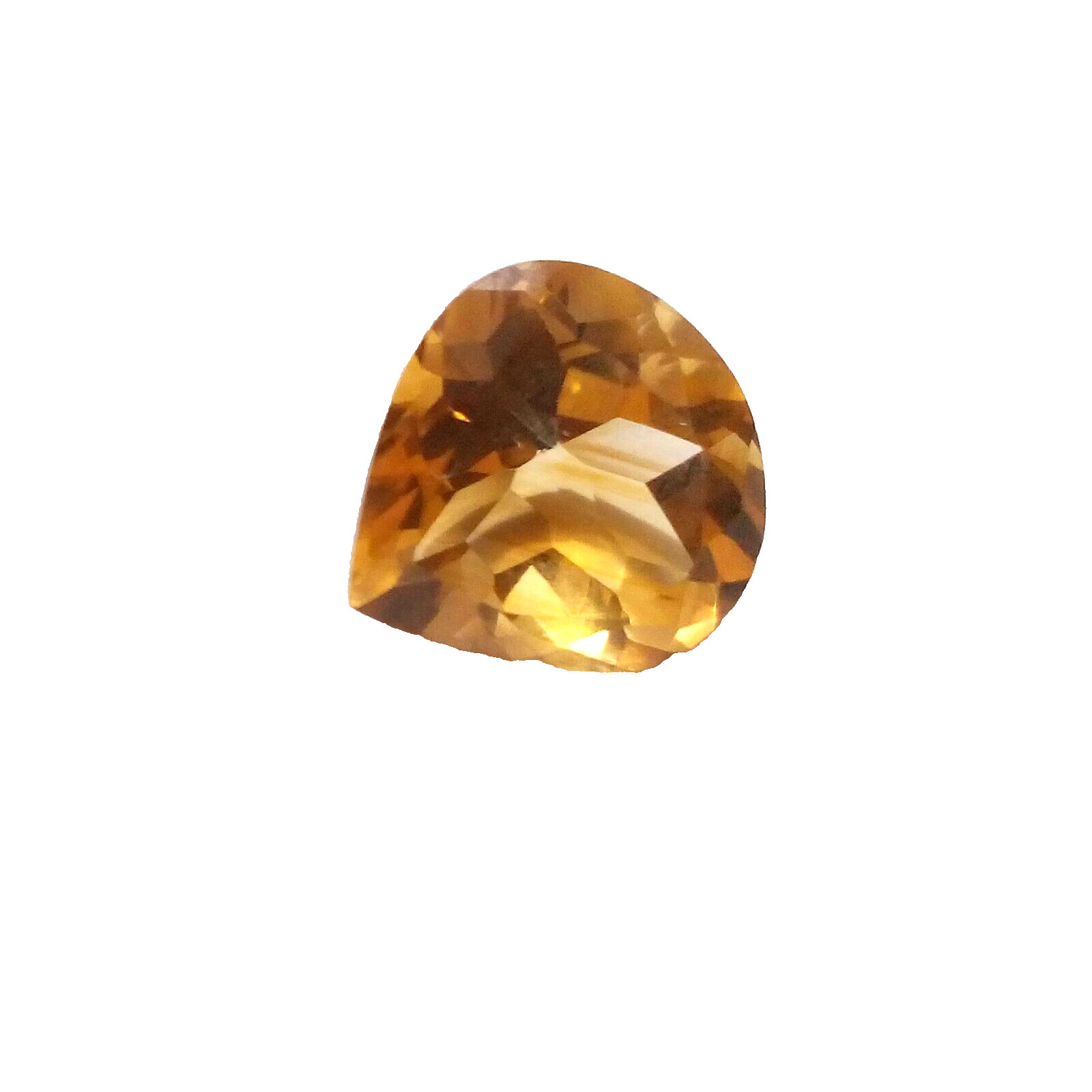 For Jewelry 2.40 Crt Rare Golden Citrine Topaz Pear Shape Faceted Loose Gemstone