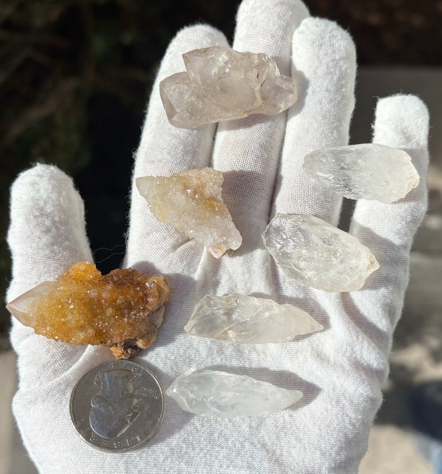 USA SALE 66g LOT AZEZTULITE/SPIRIT QUARTZ/GOLDEN HEALER SPIRIT/ELESTIAL/FAIRY