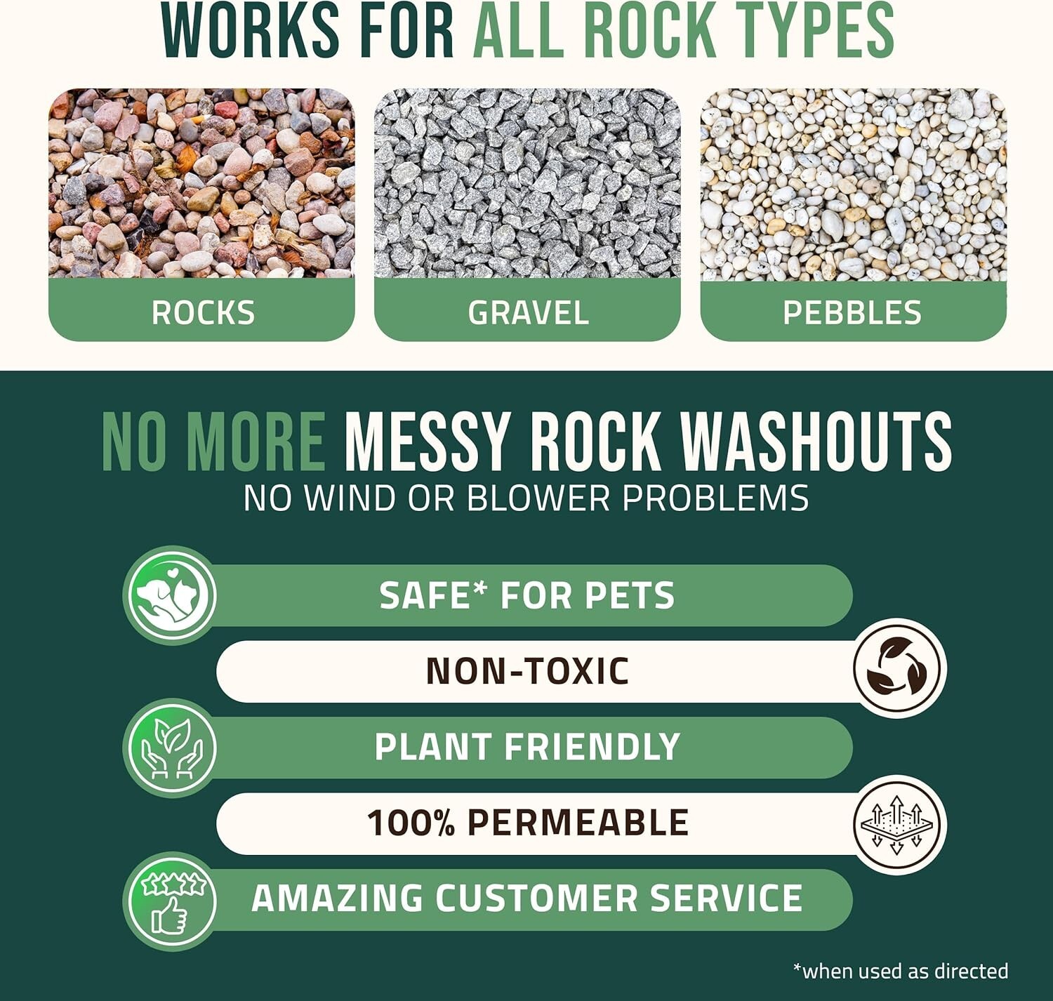Rock Glue Resin 32 oz Pet Safe Fast Drying Landscape Adhesive Gravel Binder