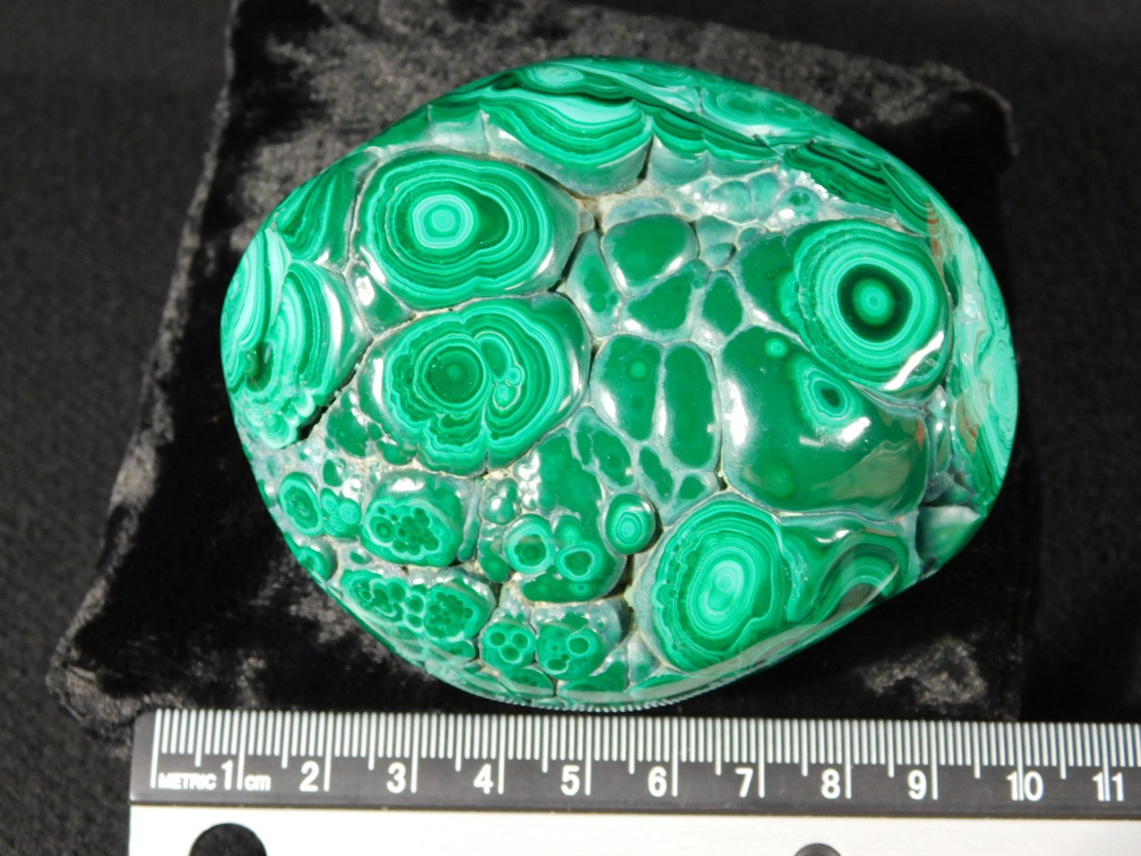 BIG! Polished Deep GREEN Malachite STALACTITE or Stalagmite w/Stand Congo 603gr