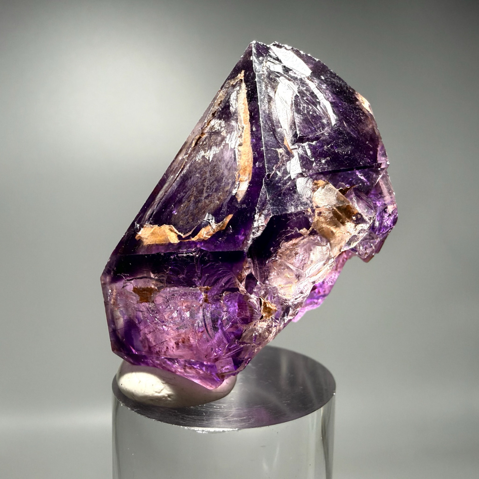 Moving Bubble! RARE Rainbow Fenster Grape Jelly Isis Shangaan Amethyst Enhydro