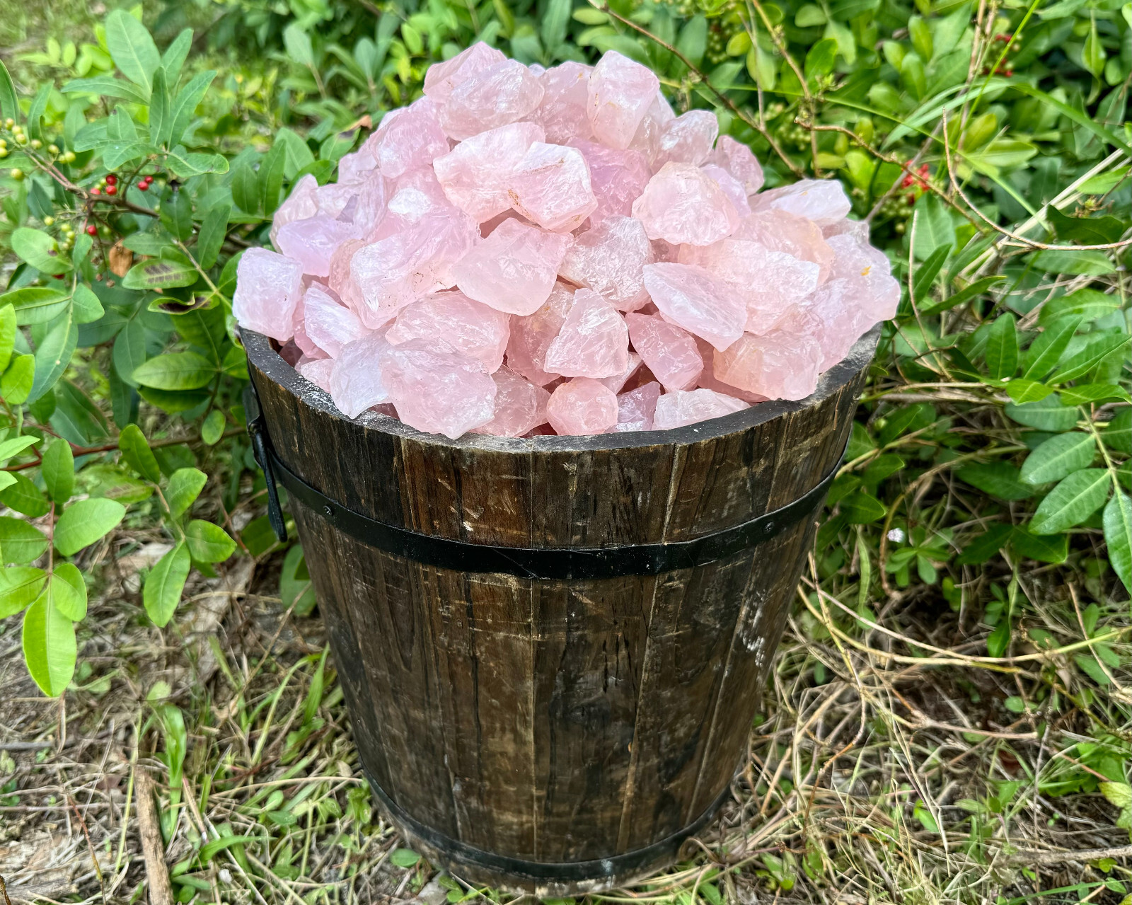 1/4 lb Bulk Lot Natural Rough Rose Quartz Crystals (Raw Reiki Love Healing 4 oz)