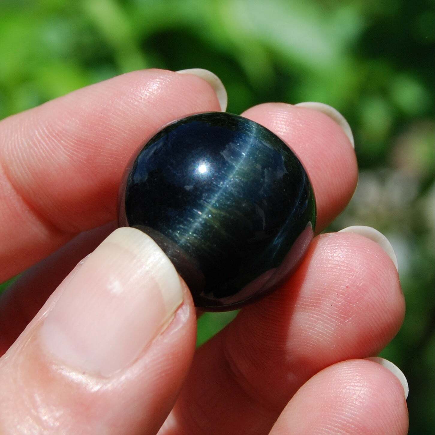 ONE Mini Blue Tiger Eye Crystal Sphere 15mm to 30mm